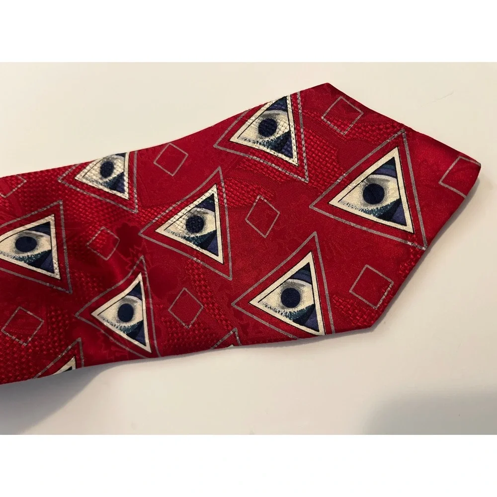 Robert Talbott Neck‎ Tie Best of Class Geometric Triangle Mens Silk Claymore